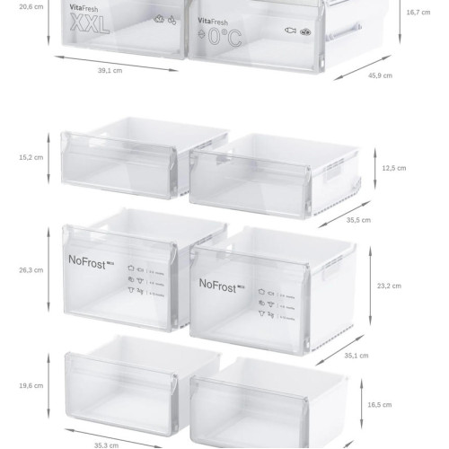 Холодильник Side-by-Side Bosch KFN96AXEA
