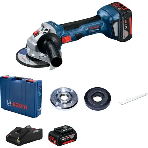 Bosch GWS 180-LI Professional машина шлифовальная угловая аккумуляторная (1 x 4 Ач, ЗУ) 06019H9025
