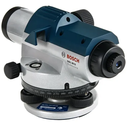Bosch GOL 26 D Professional нивелир оптический со штативом BT 160 и рейкой GR 500, 0601068002