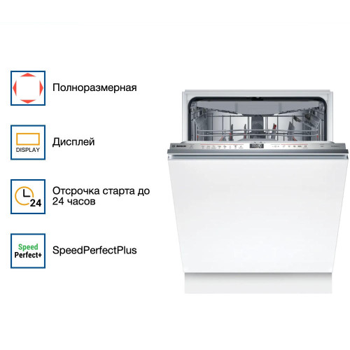 Встраиваемая посудомоечная машина Bosch SMV6ZCX06E