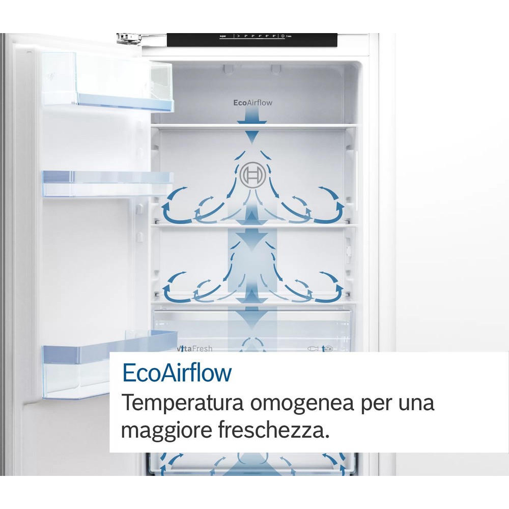 Встраиваемый двухкамерный холодильник Bosch KIV 865 SF0