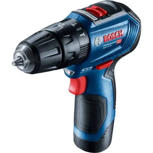Bosch GSB 12V-30 Professional шуруповерт аккумуляторный ударный (2 x 2 Ач, ЗУ), 06019G9100