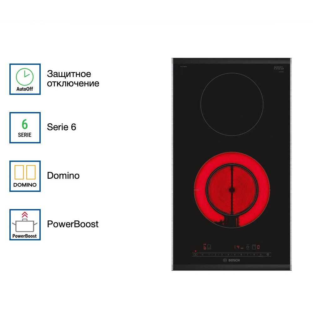 Электрическая варочная панель Bosch PKF375FP2E