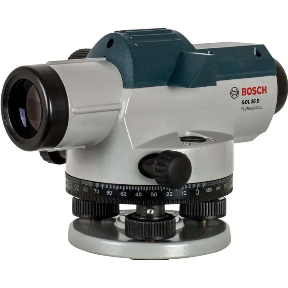 Bosch GOL 26 D Professional нивелир оптический со штативом BT 160 и рейкой GR 500, 0601068002