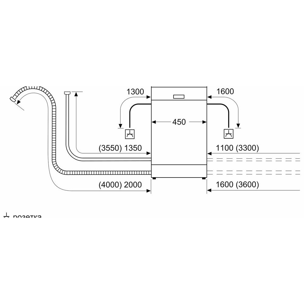 Встраиваемая посудомоечная машина Bosch SRV2IKX1BR
