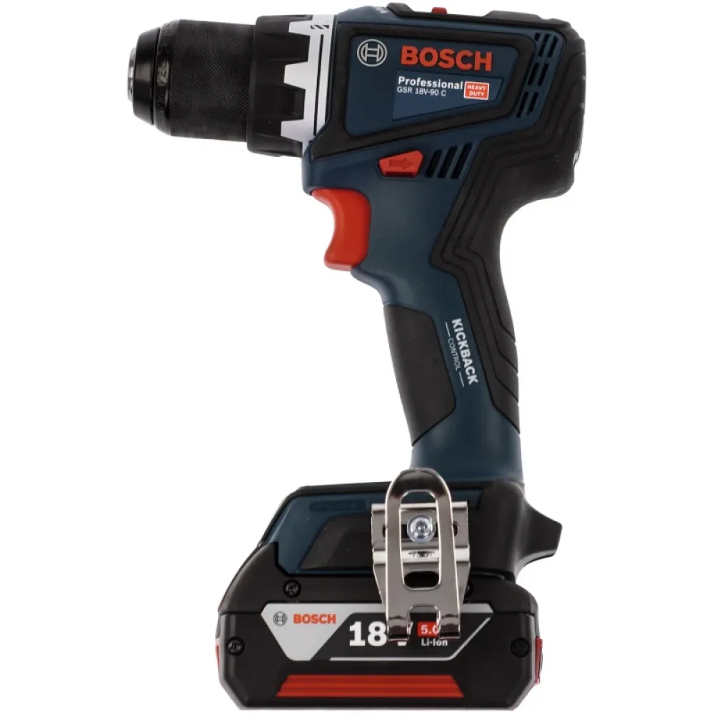 Bosch GSR 18V-90 C шуруповерт аккумуляторный (2 x 5 Ач, ЗУ), кейс, 06019K6006