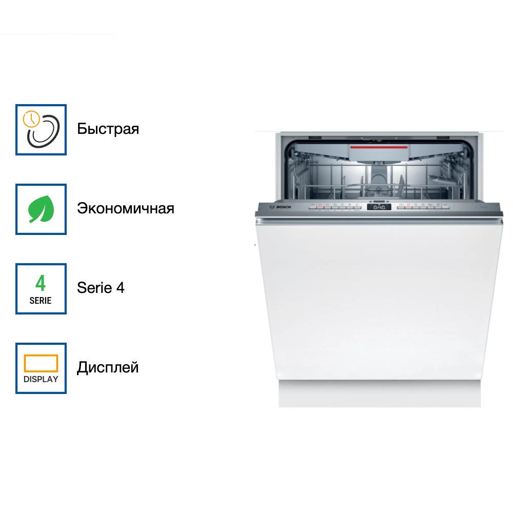 Встраиваемая посудомоечная машина Bosch SMV4HVX31E