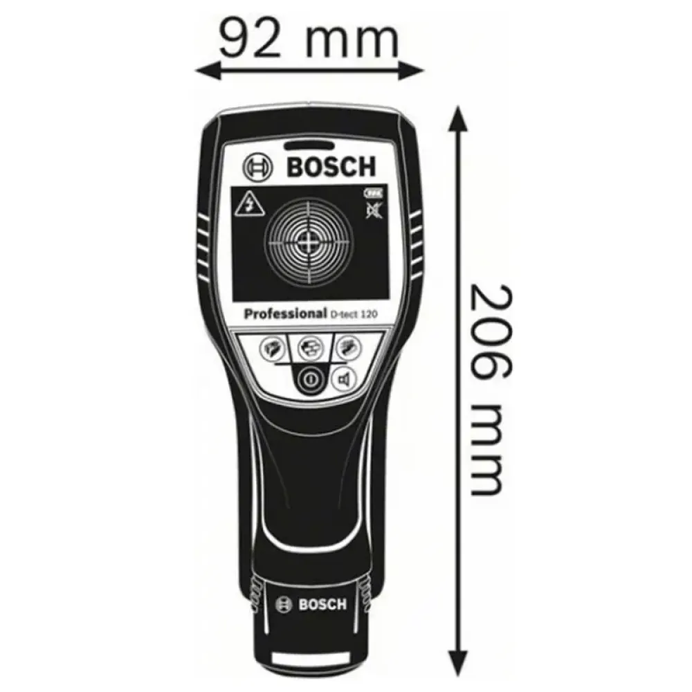 Bosch D-tect 120 детектор проводки с L-Boxx 0601081301